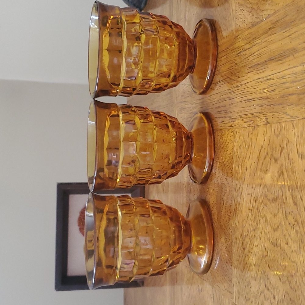 Indiana Glass Colony Whithall Glasses 💛